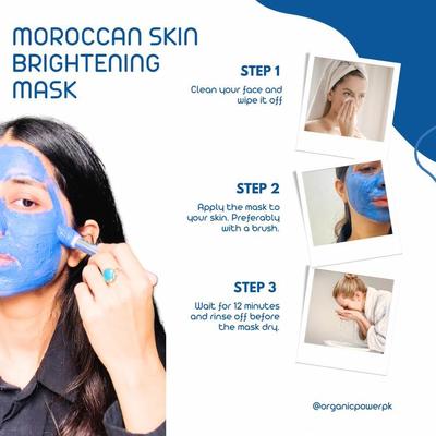 Moroccan Nila Skin Whitening Powder Mask pack of 2