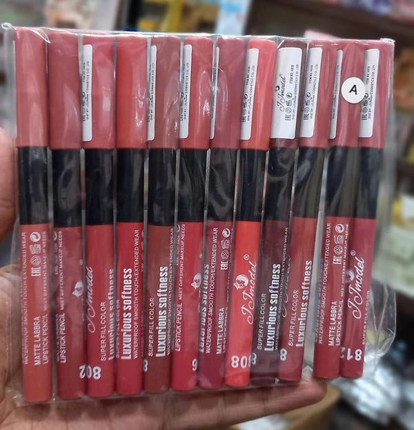 6 Pcs High Pigmented Lip Pencil