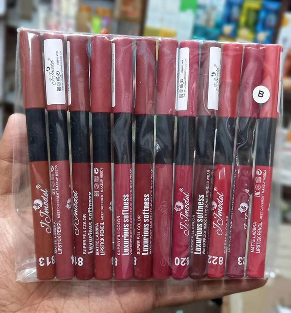 6 Pcs High Pigmented Lip Pencil