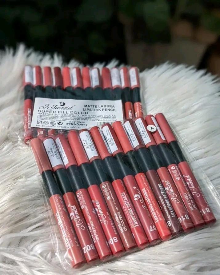6 Pcs High Pigmented Lip Pencil