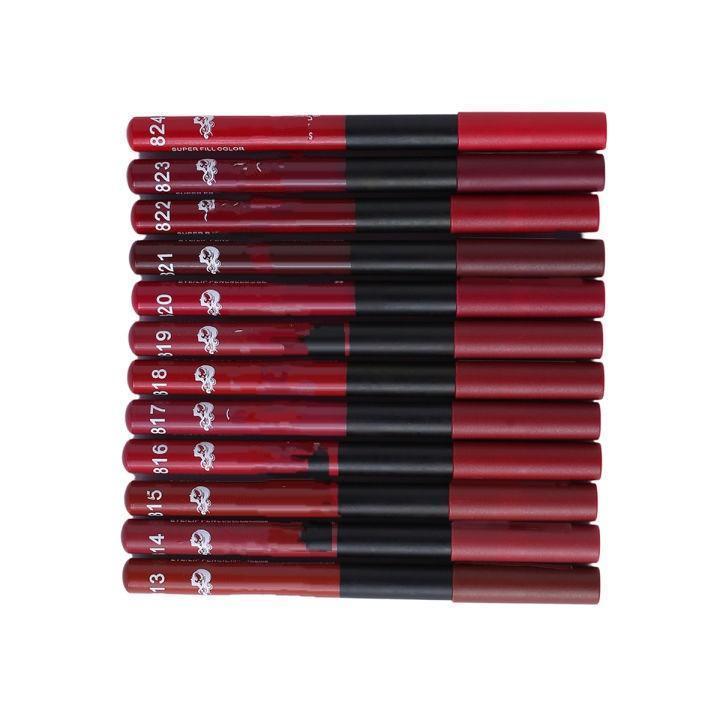 6 Pcs High Pigmented Lip Pencil