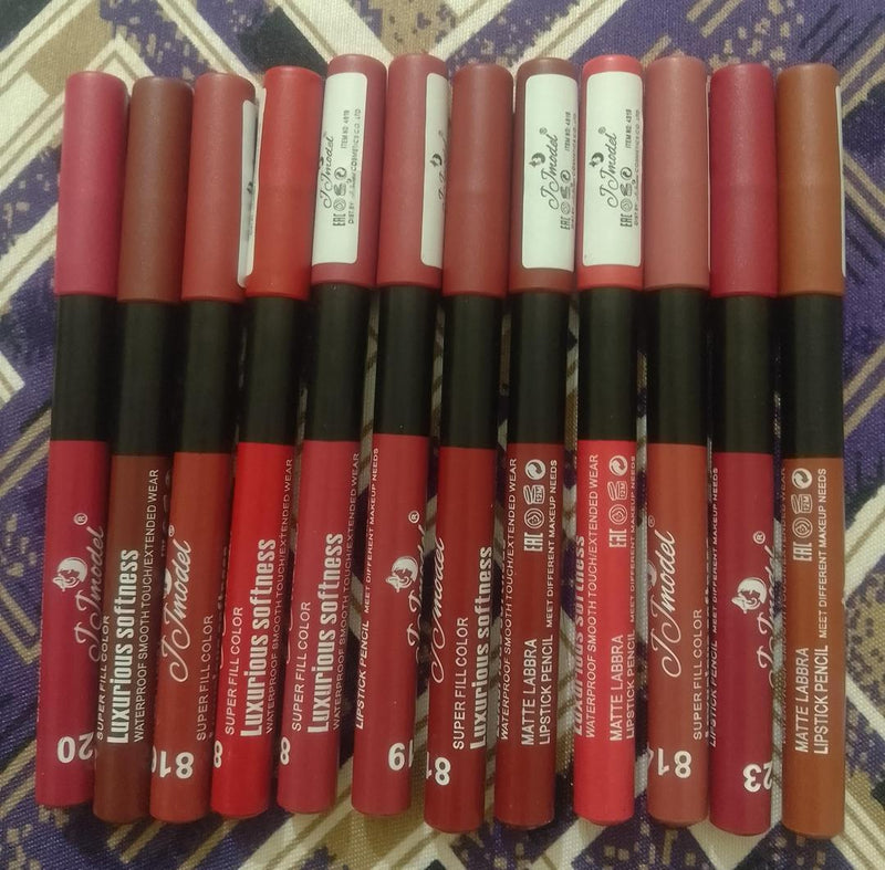 6 Pcs High Pigmented Lip Pencil