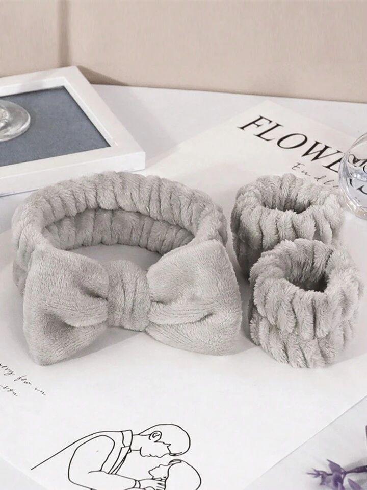 Facial Bands in Pink & Grey