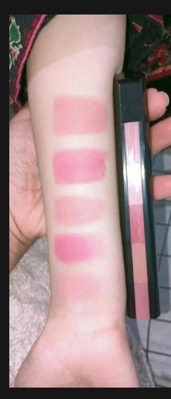 5 In 1 Vibrant Multicolor Lip Set - High Pigmented, Matte Finish - 15g Total