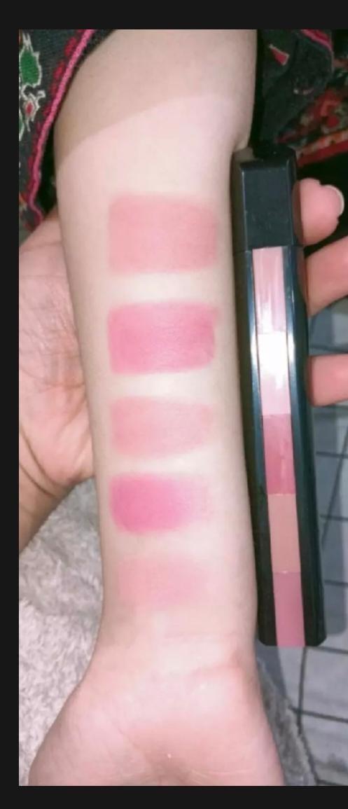 5 In 1 Vibrant Multicolor Lip Set - High Pigmented, Matte Finish - 15g Total