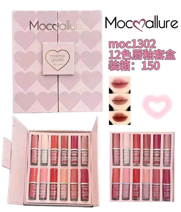 6 Pcs High Pigmented Lip Gloss Set – Bold & Beautiful Colors