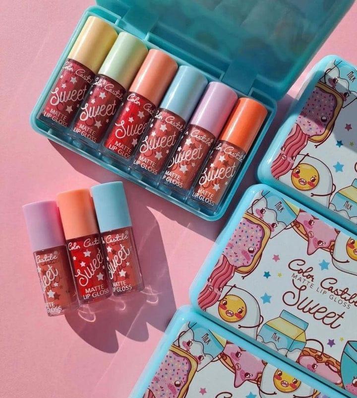 Glossy Finish Lip Gloss - Pack of 6 for Luscious Lips