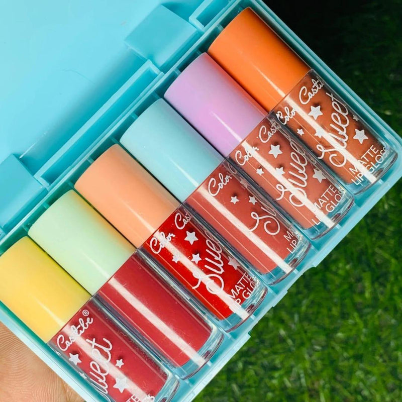 Glossy Finish Lip Gloss - Pack of 6 for Luscious Lips