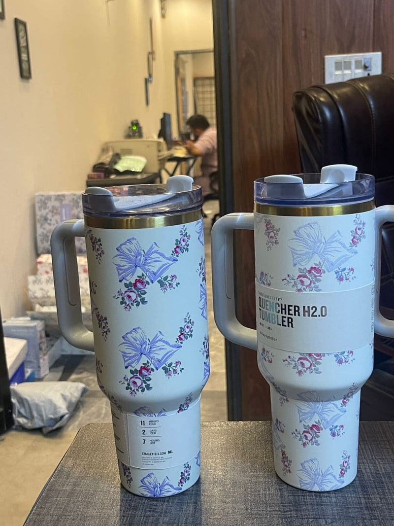 Stanley Flowstate Tumbler with Handle -  Floral Designs