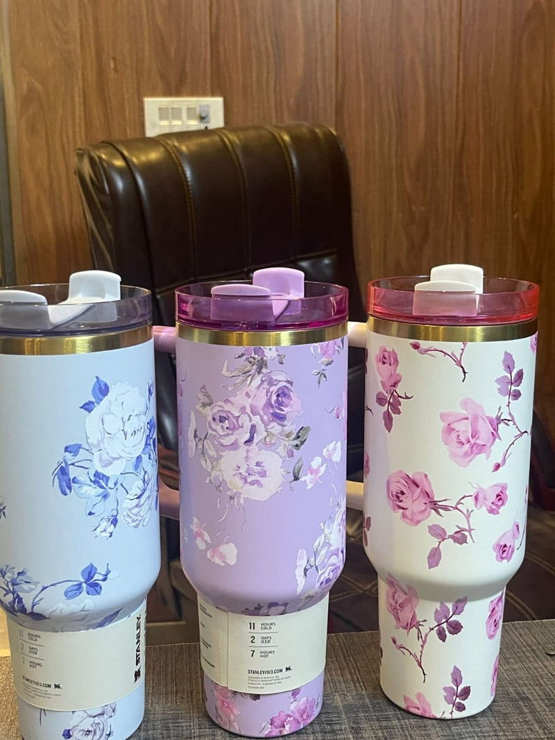 Stanley Flowstate Tumbler with Handle -  Floral Designs