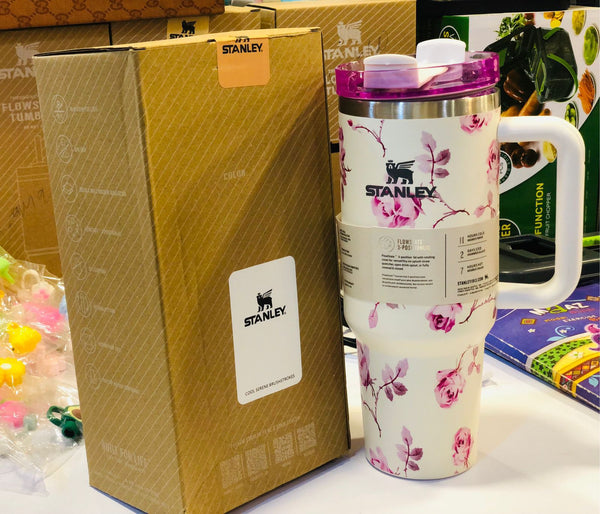 Stanley Flowstate Tumbler with Handle -  Floral Designs