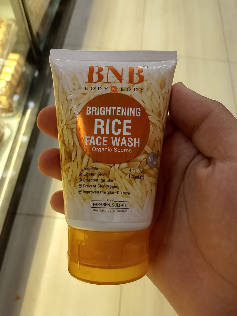 BNB Face Wash with Vegan Rice Milk - BNB Face Wash Rice OR Tea Tree