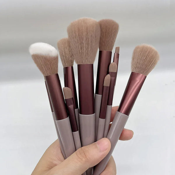 Ultimate 13 Pcs Makeup Brushes Set - Perfect Accessory for Flawless Application