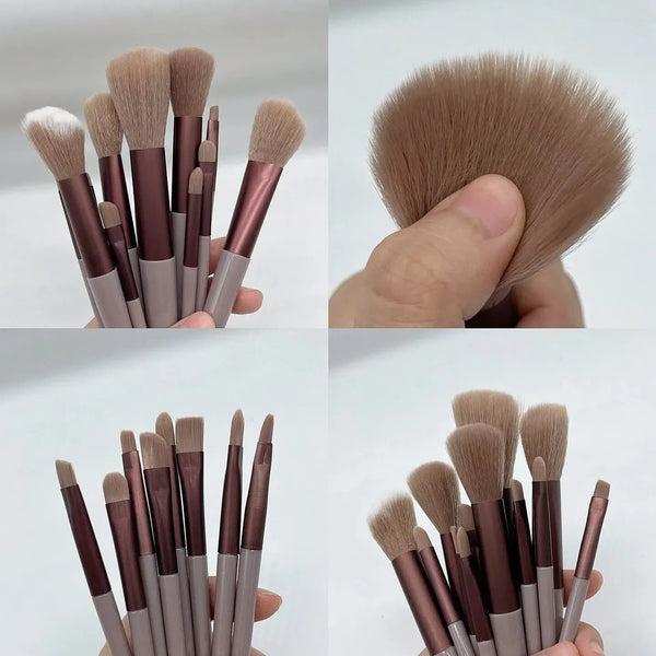 Ultimate 13 Pcs Makeup Brushes Set - Perfect Accessory for Flawless Application