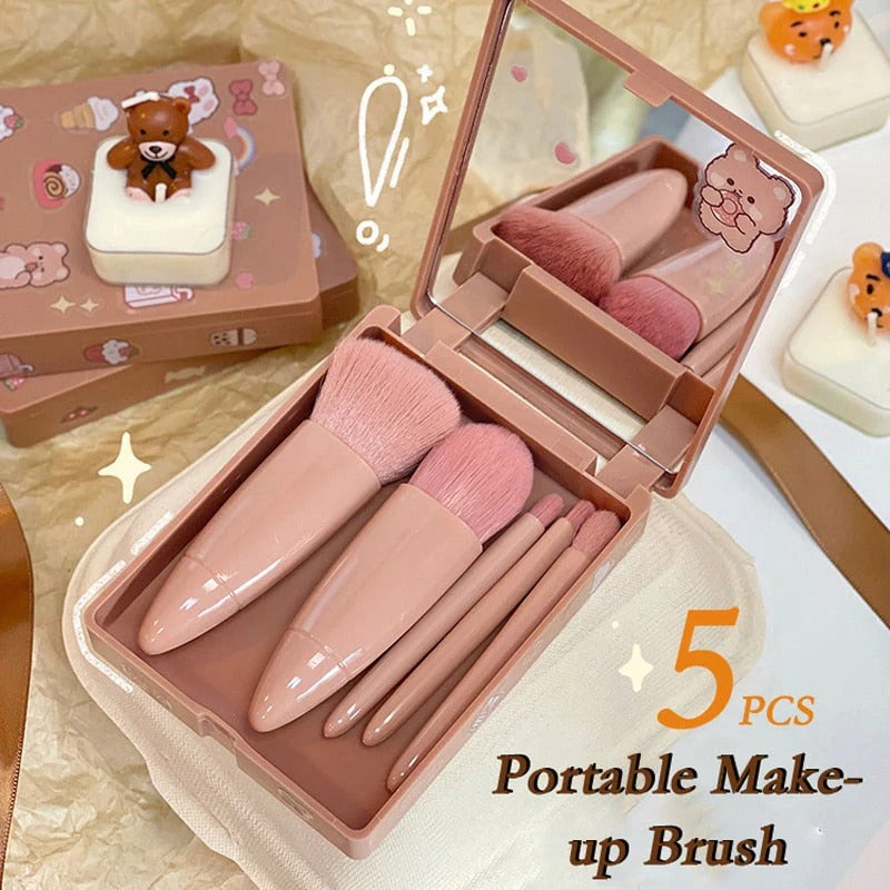 Ultra soft 5 Pcs Makeup Brushes Set
